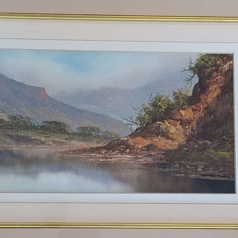 Beautiful landscape painting by Louise Repsold