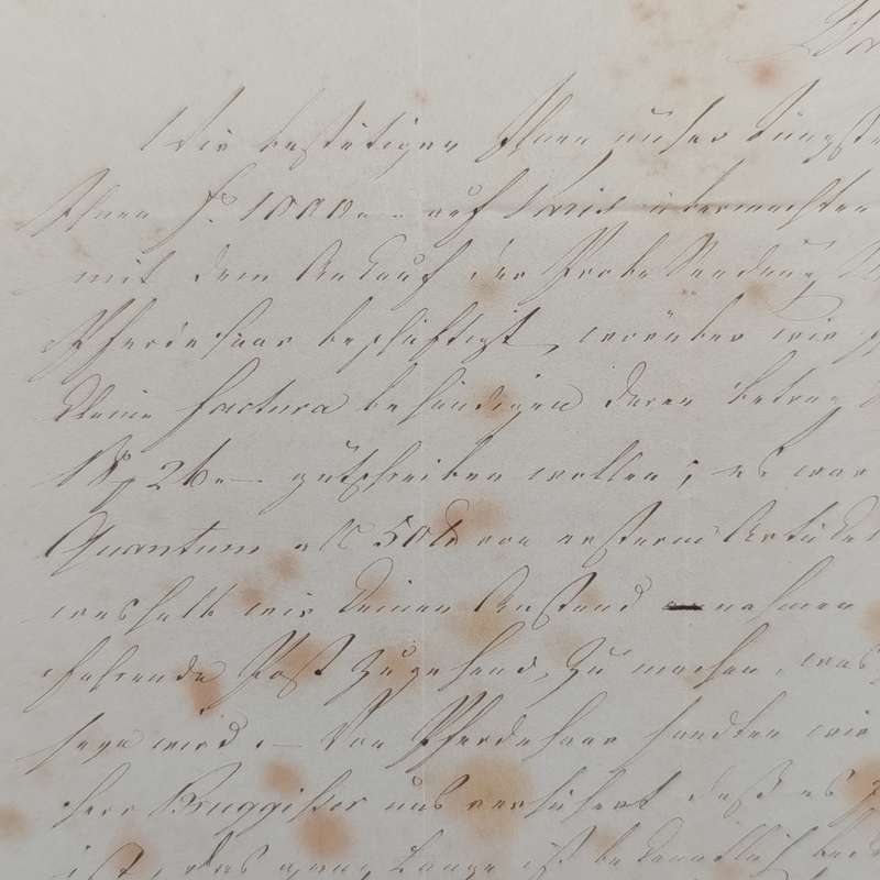 1839 Letter from Hamburg to Wohlen (Switzerland) forwarded through the Thurn