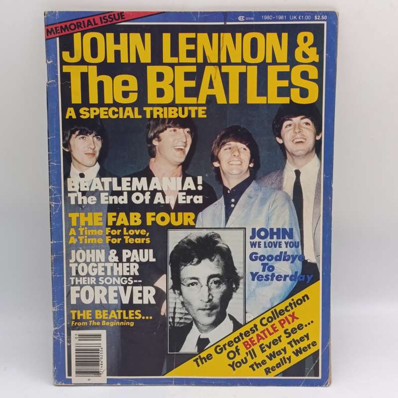 John Lennon Tribute - Daily Mirror special issue 1981 plus Special 1981 memorial issue
