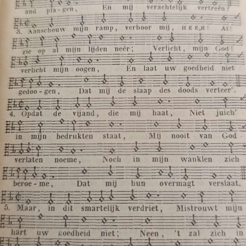 Pair of Antique Psalmen en gezangen books