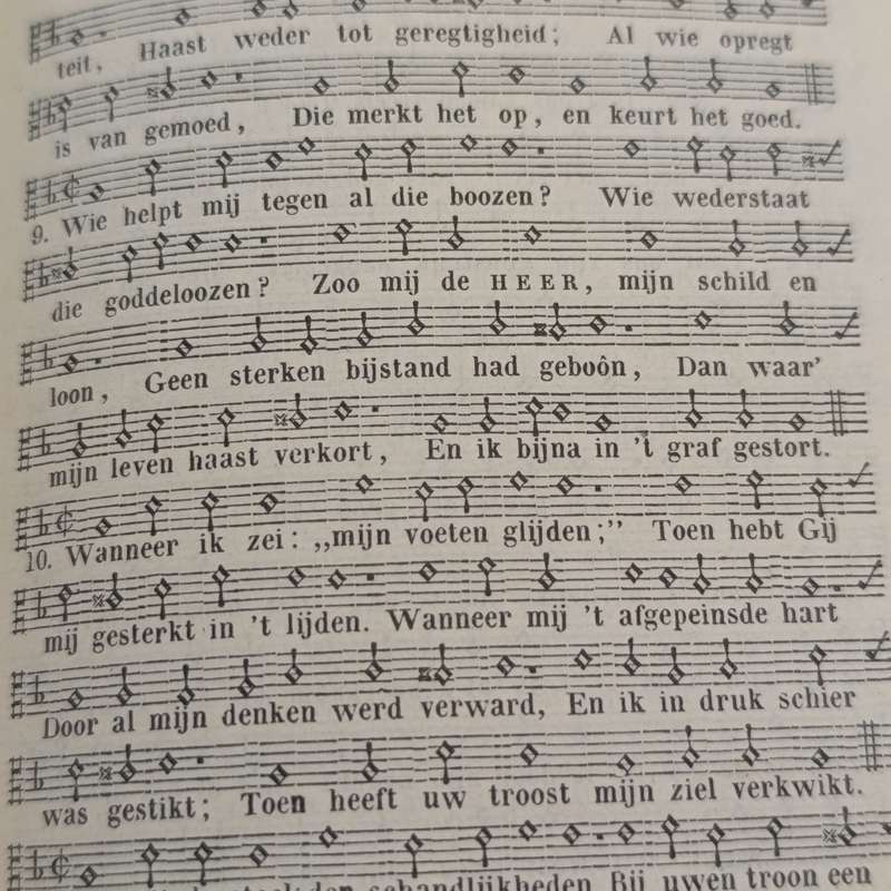 Pair of Antique Psalmen en gezangen books