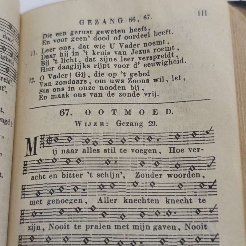 Pair of Antique Psalmen en gezangen books
