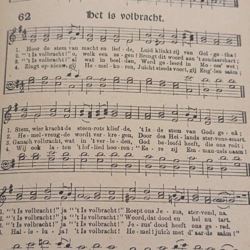 Halleluja Liederen book - Dutch translation