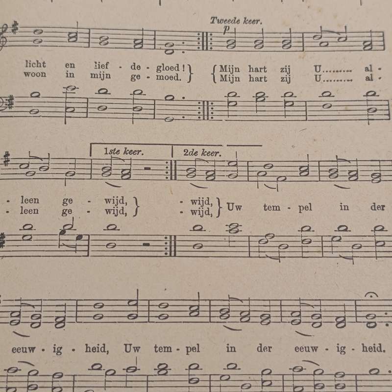 Halleluja Liederen book - Dutch translation