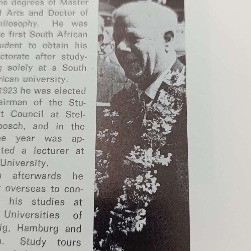 Hendrik Frensch Verwoerd - Pictorial Biography 1901-1966