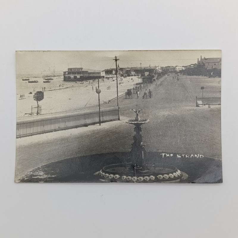 1929 Postcard The Strand - Western Cape Posted Strand to Edinburgh, Scotland