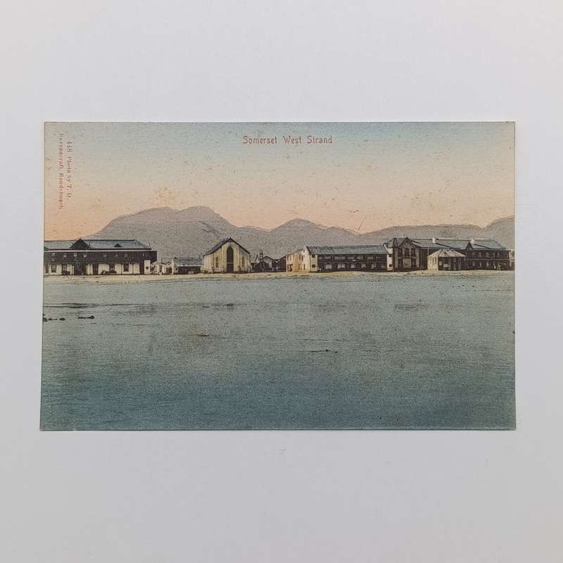 Postcard unused Somerset West Strand early 1900's