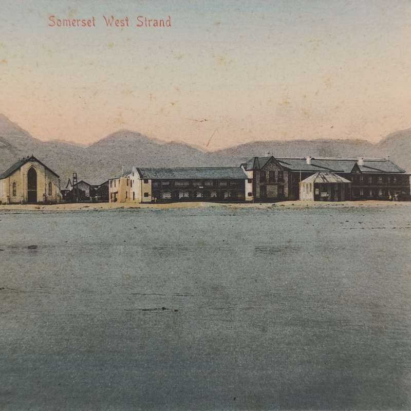 Postcard unused Somerset West Strand early 1900's
