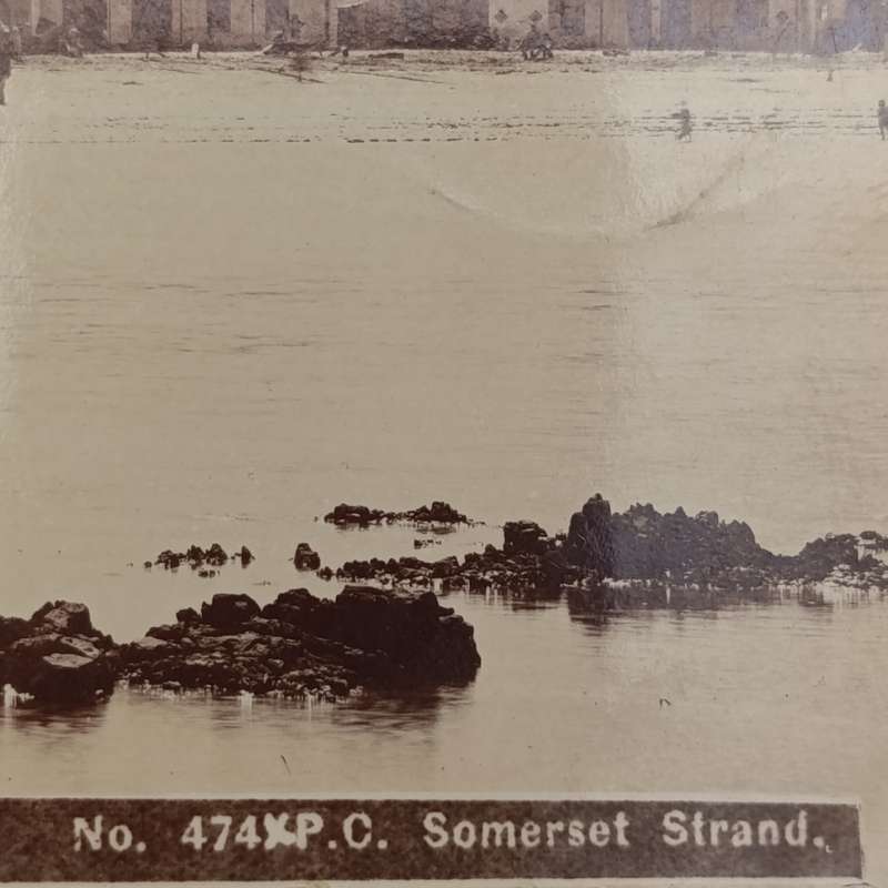 Somerset Strand Postcard - unused early 1900's - Union Cafe and other landmarks visible