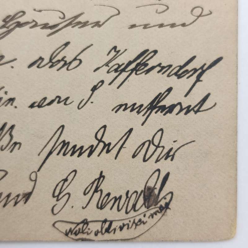 Letter card from Senekal, Freestate to Germany - Posted on Christmas day 1896 - unusual