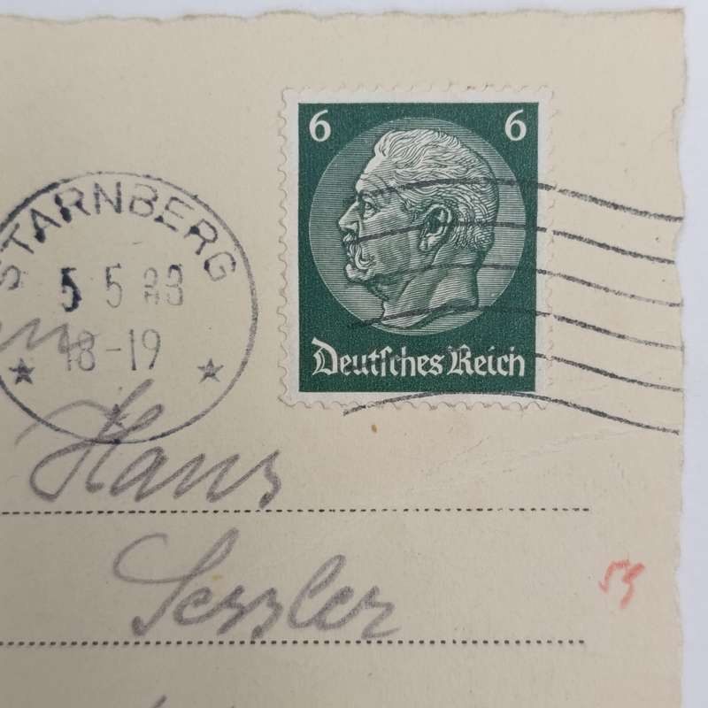 German Lufthansa flown postcard - Flugschiff Do "x" Europaflug 1933 Stormberg to Nurnberg