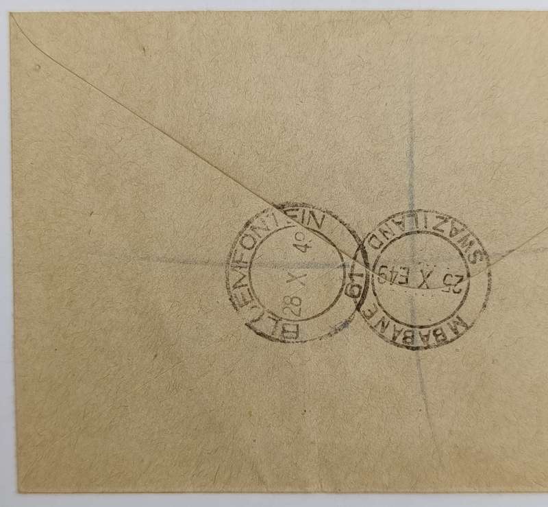 Swaziland, Bechuanaland and Basutoland Postal Union sets on cover