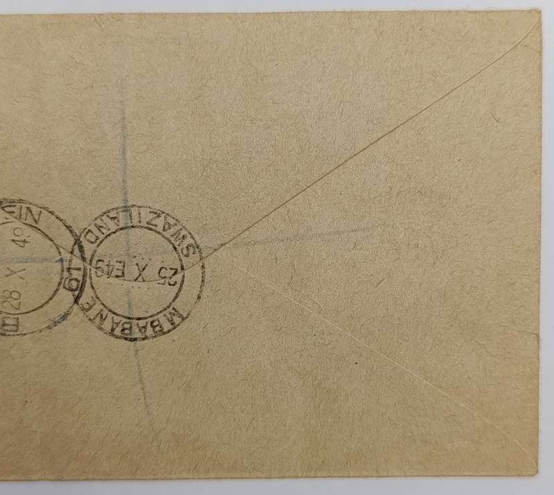 Swaziland, Bechuanaland and Basutoland Postal Union sets on cover