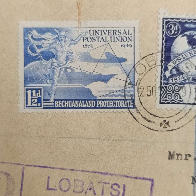 Swaziland, Bechuanaland and Basutoland Postal Union sets on cover
