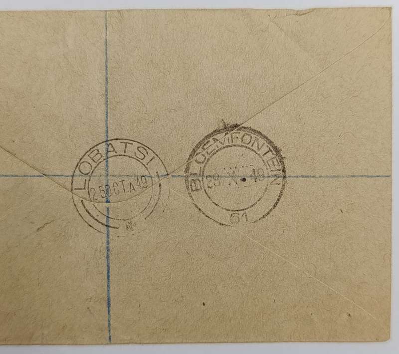 Swaziland, Bechuanaland and Basutoland Postal Union sets on cover