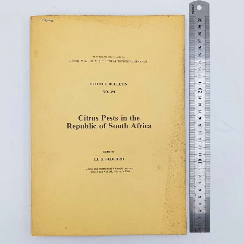 South Africa Science Bulletin 391 Citrus pests in South Africa - 1978