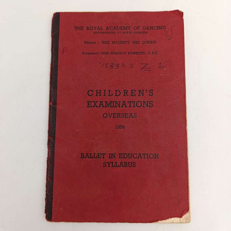 Royal academy of dancing - Ballet in education 1954 edition