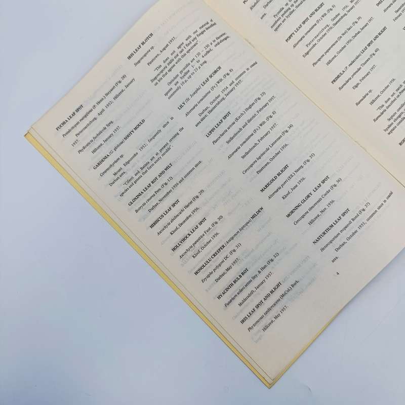 1972 Technical bulletin - Records of Diseases of Ornamental plants