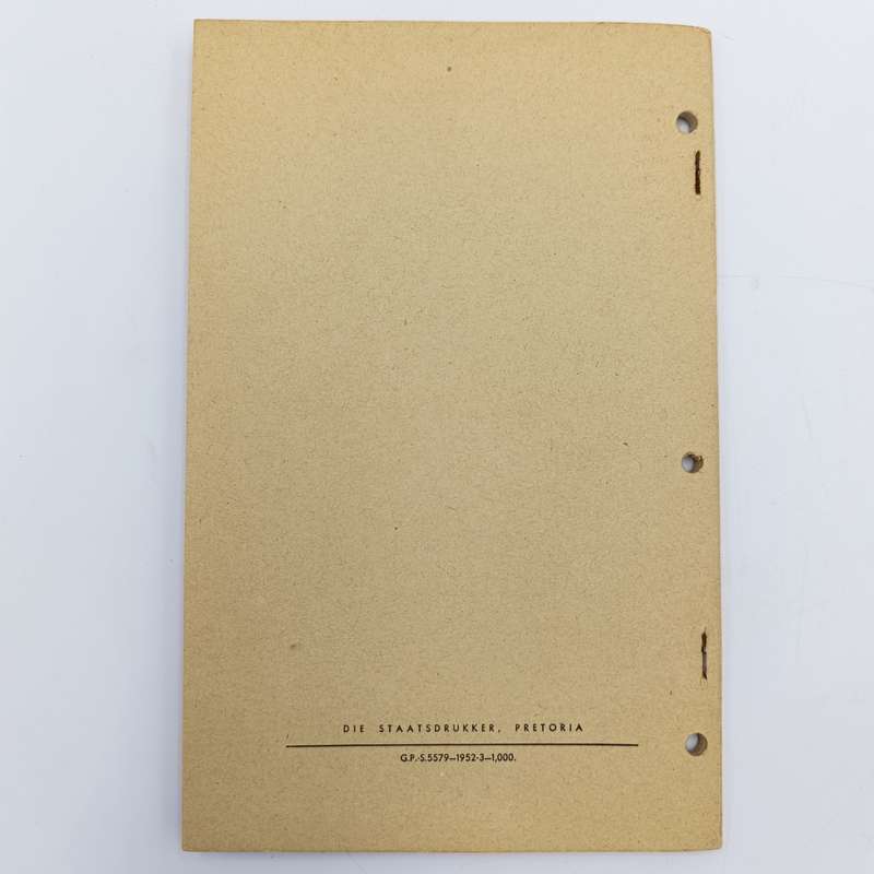1951 Wetenskaplike pamfelt - Swartvleksiekte by sitrus in Suid-Afrika