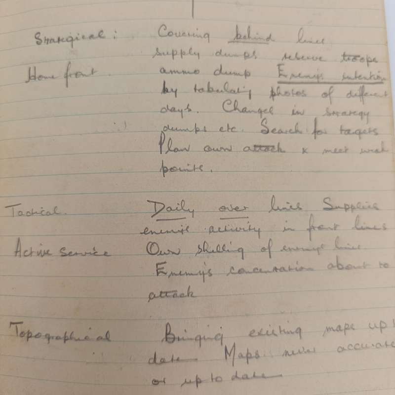 Vintage SAAF exercise book - used in training