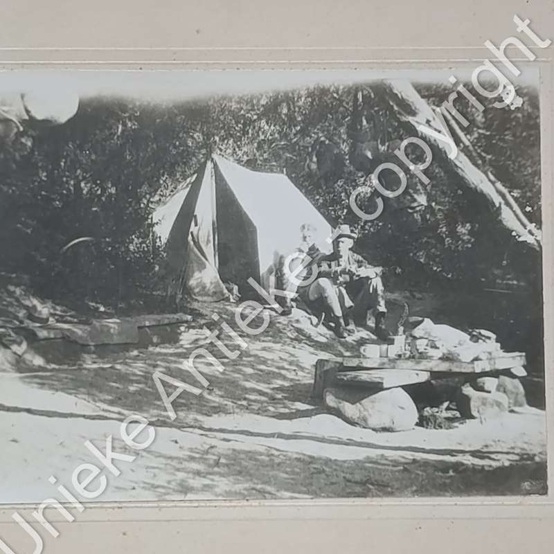 Lot of photos Roux family camping at Koeelbaai circa late 1920/early 1930