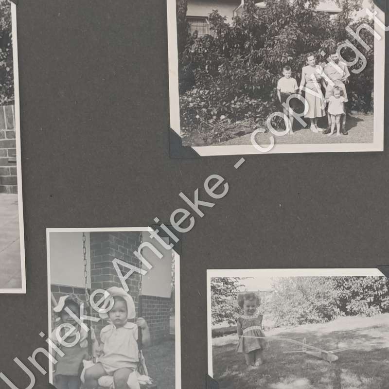 Vintage album with about 90 photos - 1950's - Roux family - also some negatives - Pretoria area