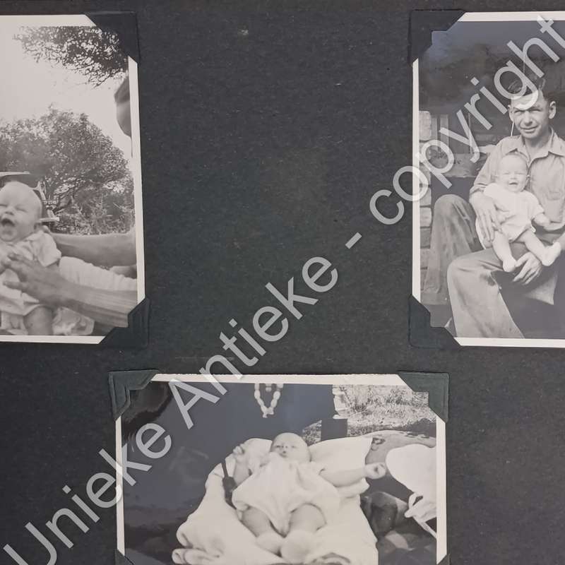 Photo album - 1930's Roux family - Pretoria area - 60 photos in album