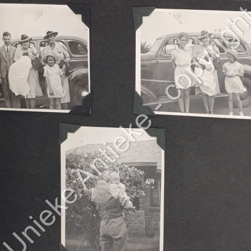 Photo album - 1930's Roux family - Pretoria area - 60 photos in album