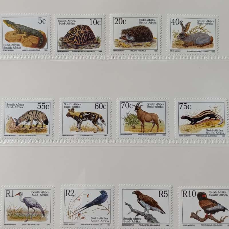 South Africa Threatened Fauna mint stamp and first day cover set