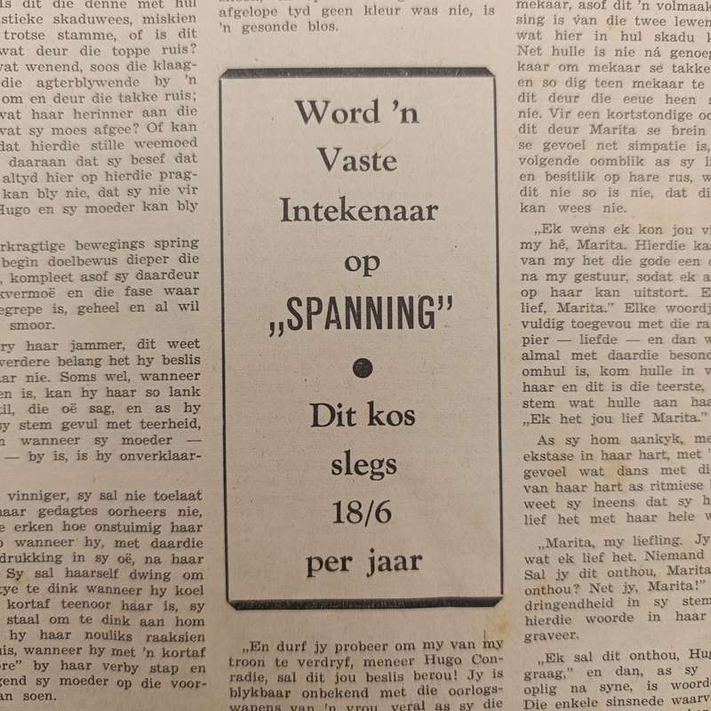 Vintage Spanning magazine September 1956 issue