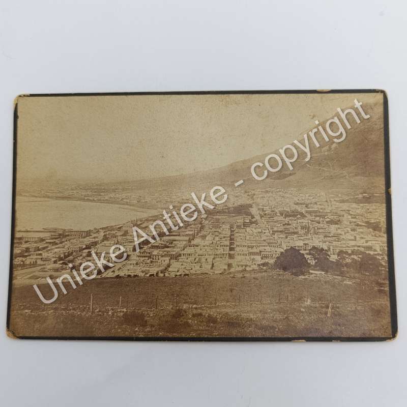 Antique photo of Cape Town CBD taken from Signal Hill - circa 1900