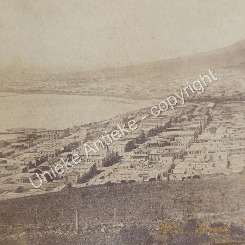 Antique photo of Cape Town CBD taken from Signal Hill - circa 1900
