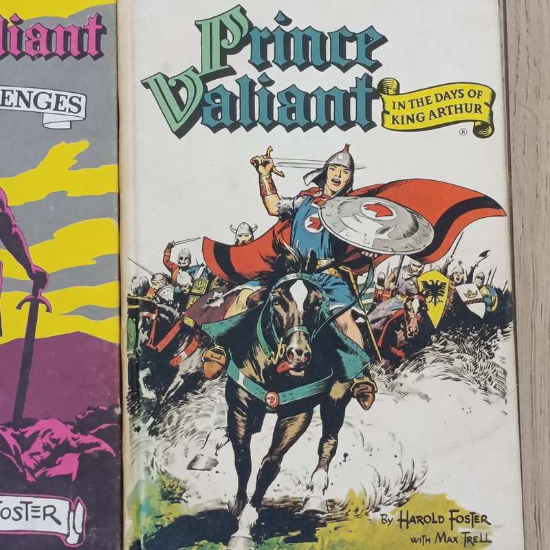 Set of 7 vintage Prince Valiant childrens reading books