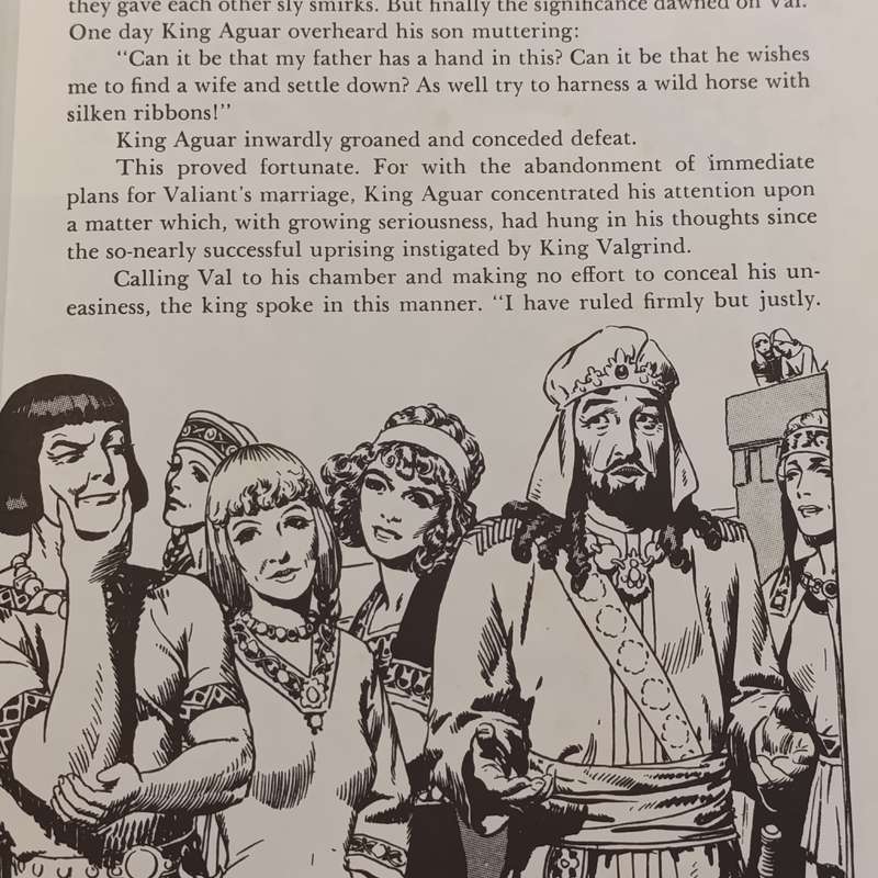 Set of 7 vintage Prince Valiant childrens reading books