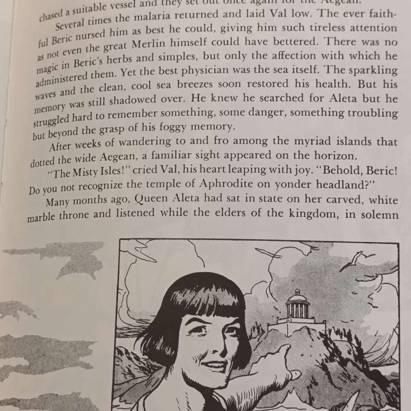 Set of 7 vintage Prince Valiant childrens reading books