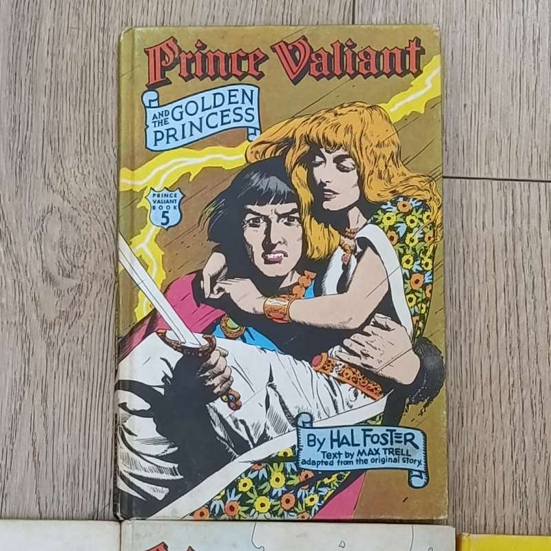 Set of 7 vintage Prince Valiant childrens reading books