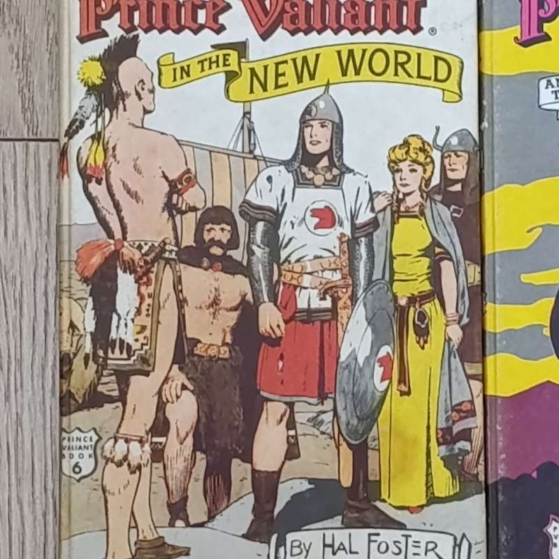 Set of 7 vintage Prince Valiant childrens reading books