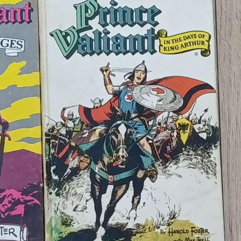 Set of 7 vintage Prince Valiant childrens reading books