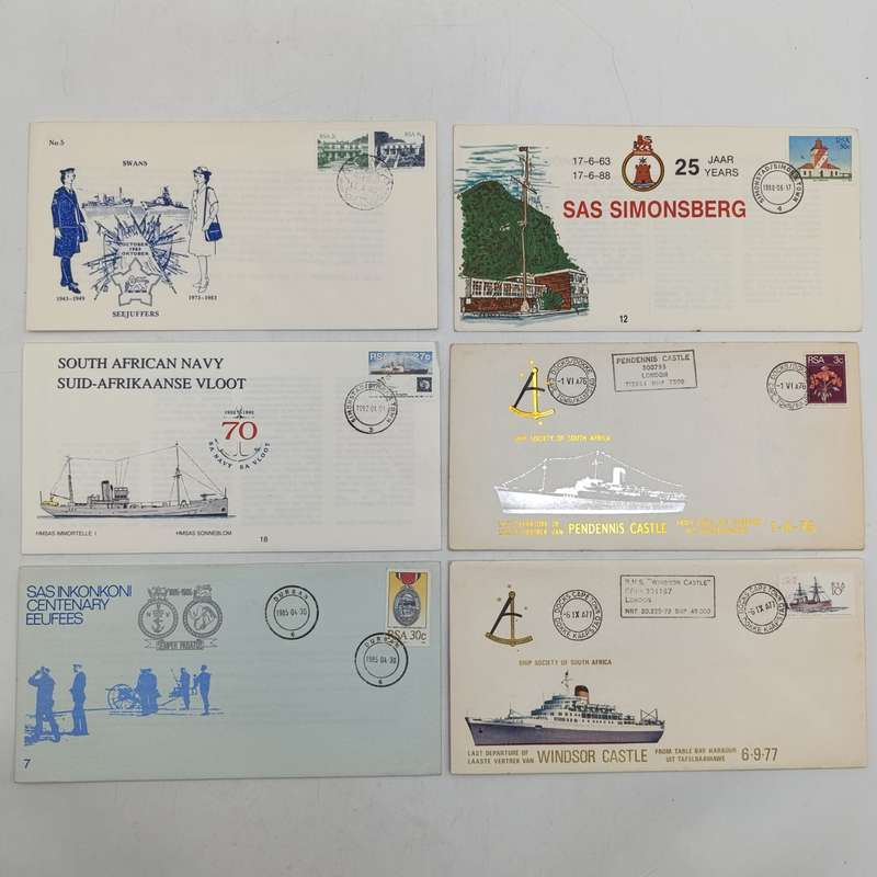 Lot of 6 Navy Maritime related covers
