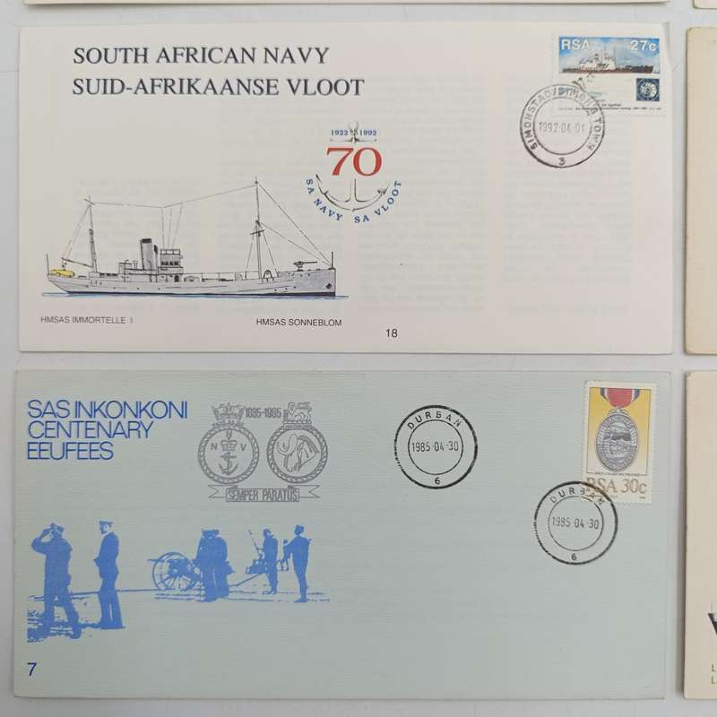 Lot of 6 Navy Maritime related covers