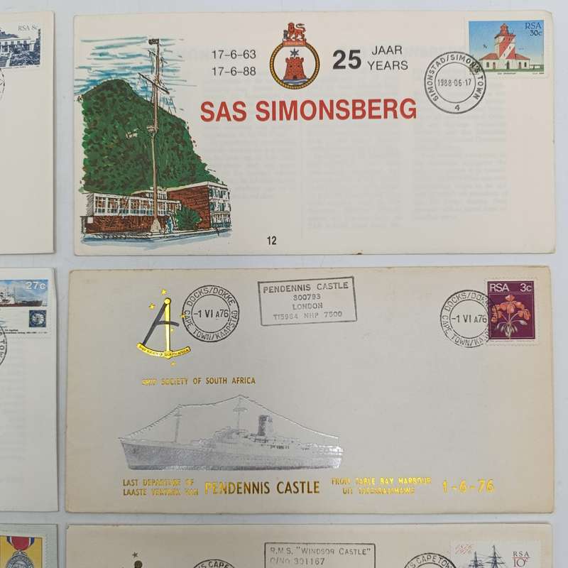 Lot of 6 Navy Maritime related covers