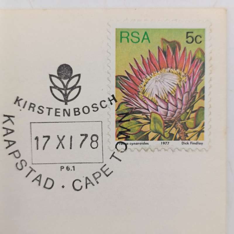Pair of Kirstenbosch postal covers - one signed by Eric Judd