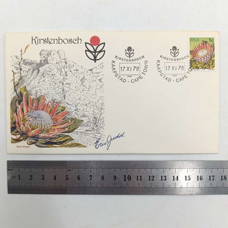 Pair of Kirstenbosch postal covers - one signed by Eric Judd
