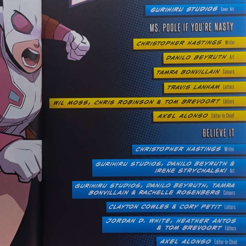 Marvel #111 The Unbelievable Gwenpool graphic novel