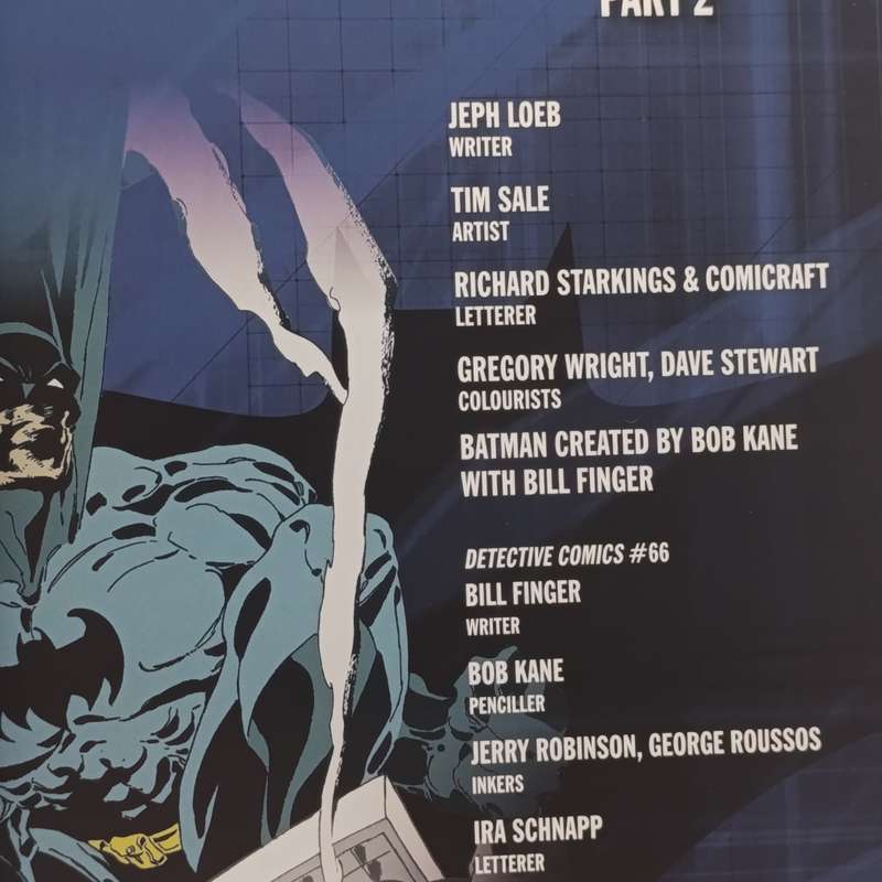 DC Comics #18 Batman - The Long Halloween Part 2 graphic novel