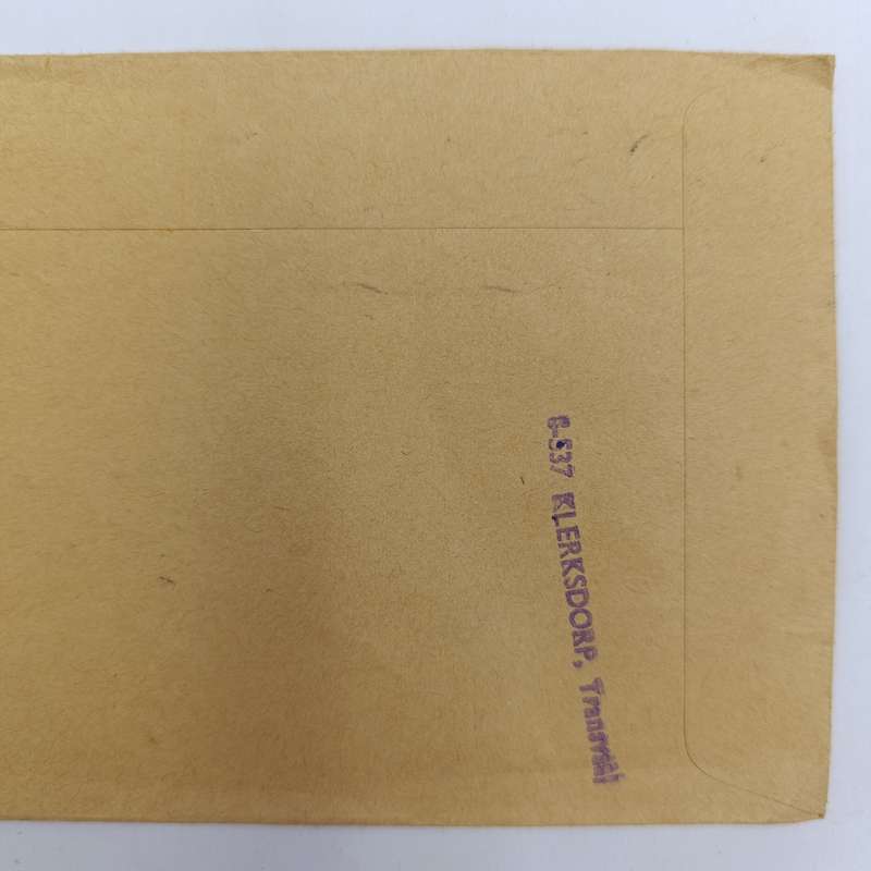 1968 Letter from Klerksdorp to Johannesburg on Barclays Bank Stationery