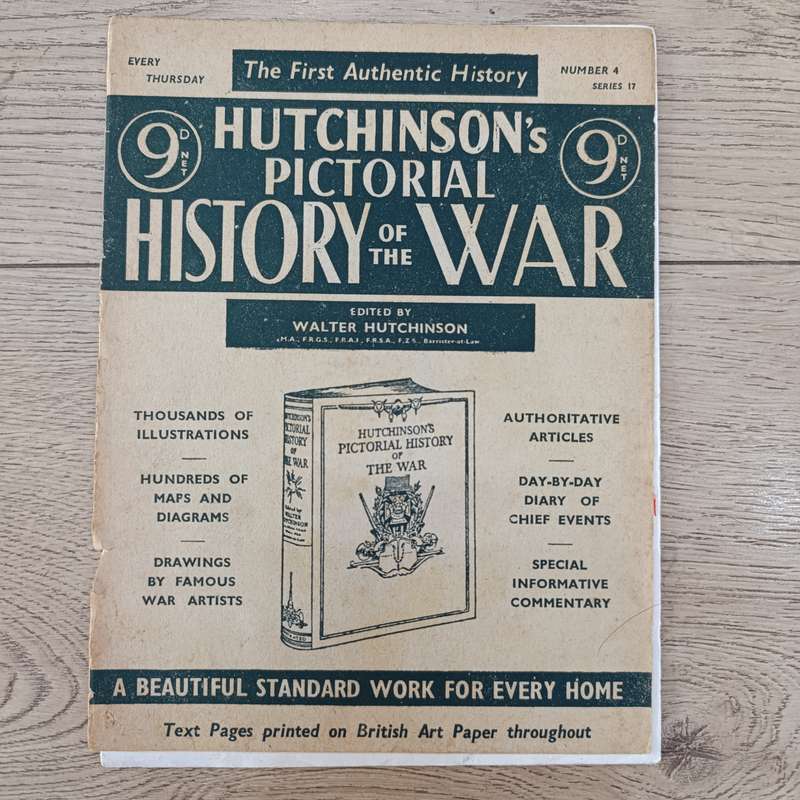Lot of 10 Hutchinson's Pictorial History of the war books
