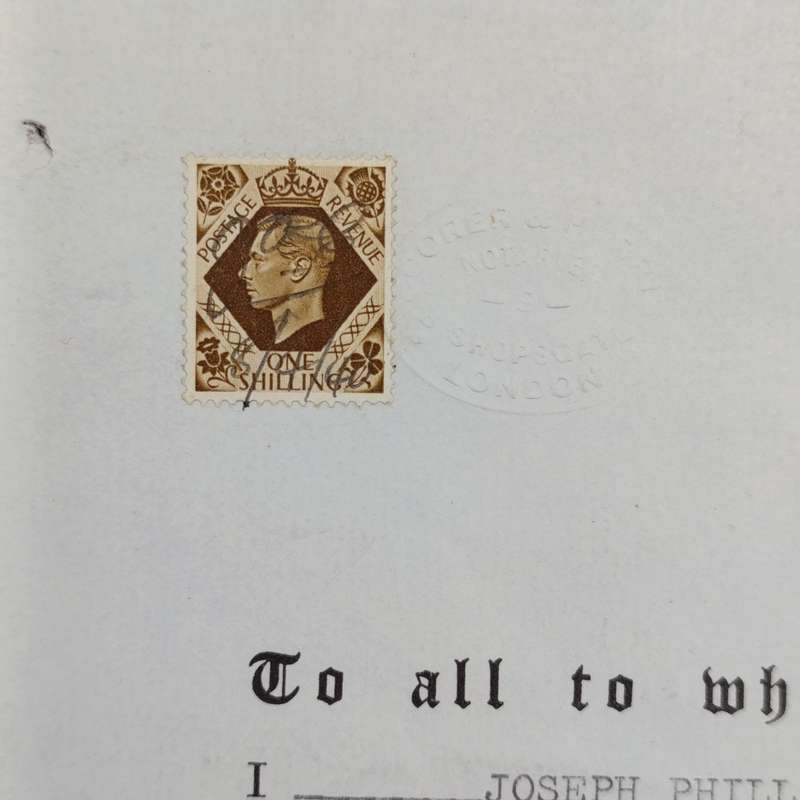 Revenue document in testimony of J.P Crawley - The Incorponated British and Foreign Bible society