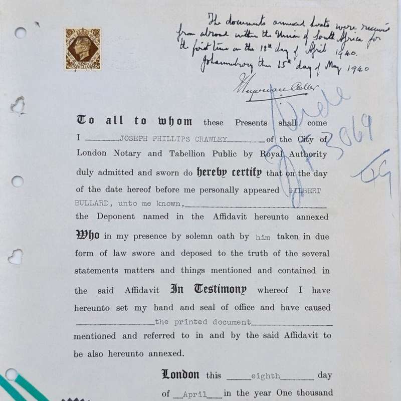 Revenue document in testimony of J.P Crawley - The Incorponated British and Foreign Bible society
