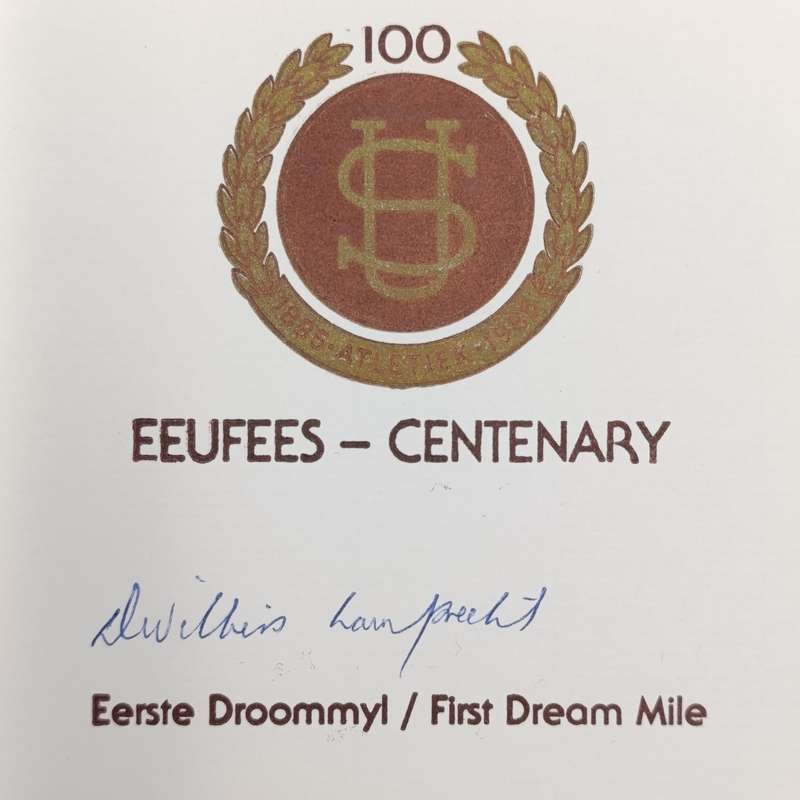 South Africa - Set of 4 University of Stellenbosch first day covers signed by Jannie Momberg
